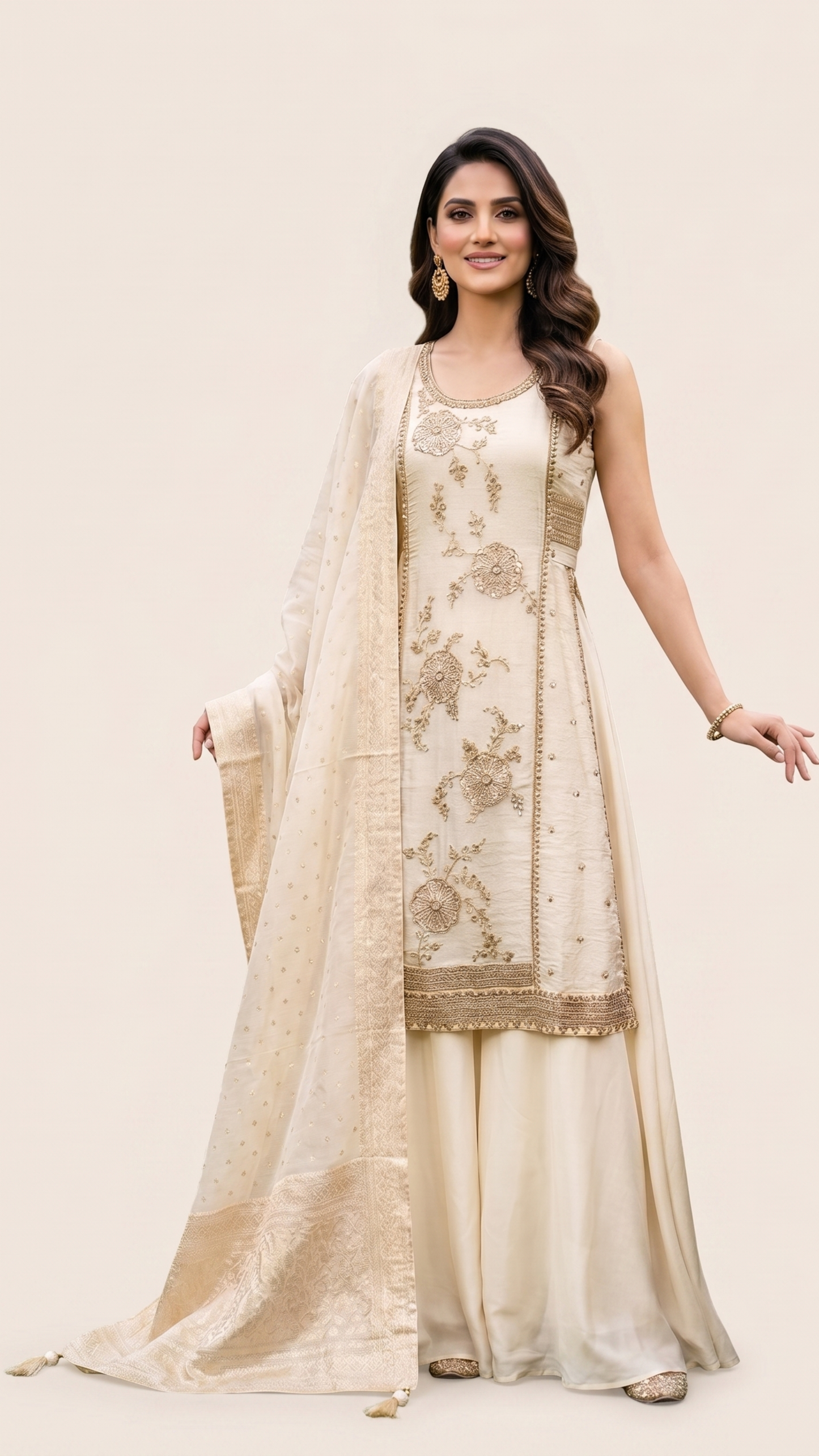 Elegant Straight Palazzo Set