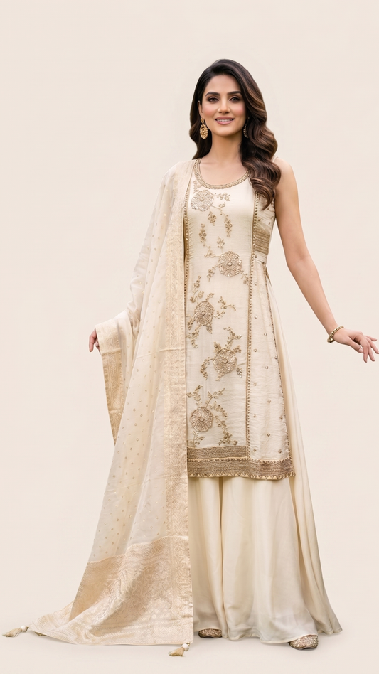 Elegant Straight Palazzo Set
