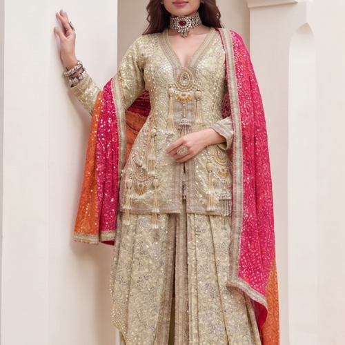 Azba Dhoti Co-ord Set